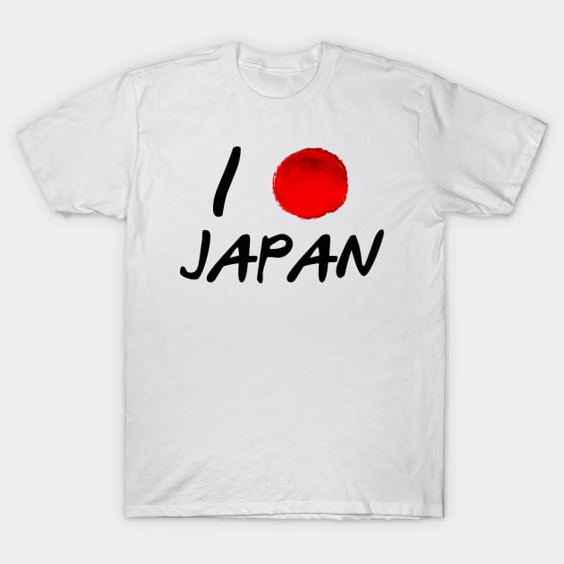 I Love Japan T-Shirt by The 4th Republic